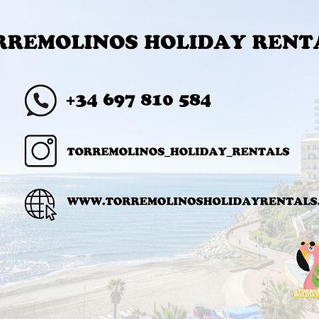 ¡Magnificas Vistas Al Mar! Piscina Y Wifi Gratis Lägenhet Torremolinos Exteriör bild